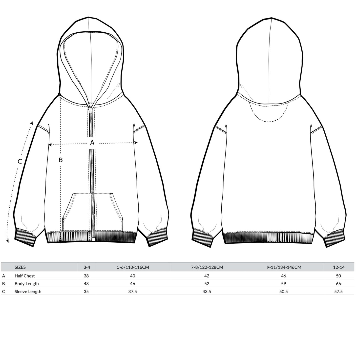 Zipped hoodie - Kids